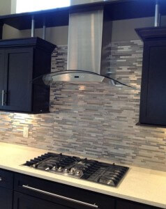 Quartz Backsplash Wall and Countertop in Woodstock, GA